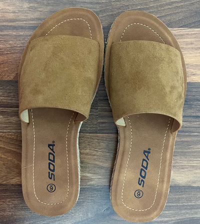 Suede Sandals