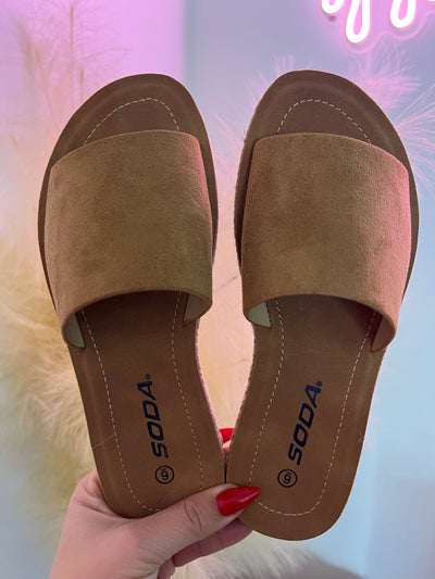 Suede Sandals