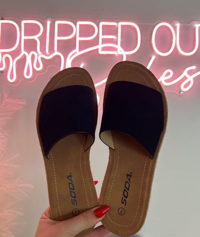 Suede Sandals