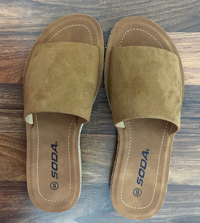 Suede Sandals