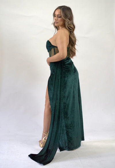 Sweetest Hello Velvet Dress