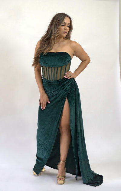 Sweetest Hello Velvet Dress