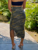 Bodied Camo Skirt