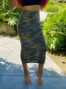 Bodied Camo Skirt