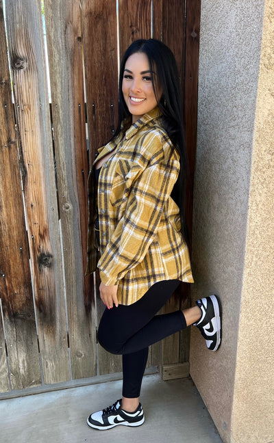 Kaylee Plaid Shacket